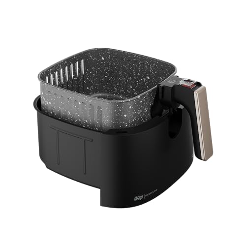 Fritadeira Elétrica WAP Air Fryer Grand Family 5,2L - Preto e Cinza