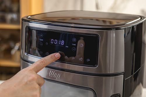 Fritadeira Elétrica WAP Air Fryer Oven Digital 12L - Preto e Cinza