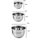 Conjunto de Tigelas Inox 3 Peças Suprema Brinox Aço Inox