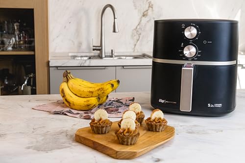 Fritadeira Elétrica WAP Air Fryer Grand Family 5,2L - Preto e Cinza