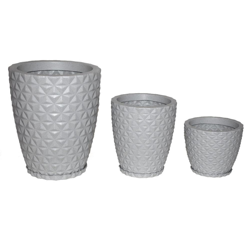 Kit 3 Vasos Planta Decorativo Jardim