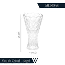 Vaso de Cristal Angel 14cm x 25cm - Wolff