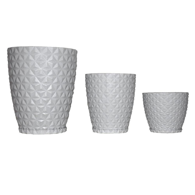 Kit 3 Vasos Planta Decorativo Jardim