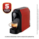 Cafeteira Espresso Três, Passione, Vermelha, 127V, 3 Corações