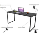 Escrivaninha Trevalla Kuadra Me150-E10 Industrial 150cm Preto Onix