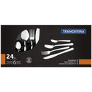 Faqueiro em Aço Inox Búzios com 24 Peças