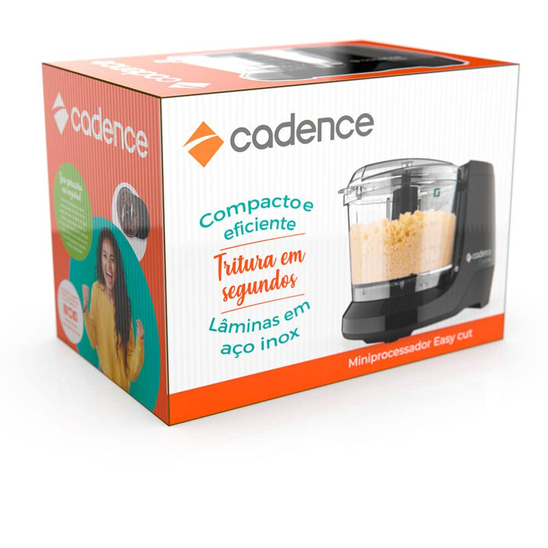 Miniprocessador Easy Cut, Preto, 110v, Cadence