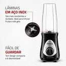 Personal Blender, Mondial, Preto/Prata, 300W, 220V